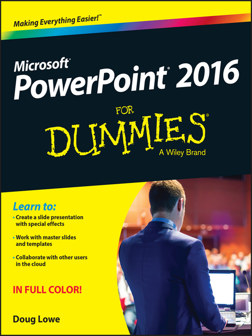 Title details for PowerPoint 2016 For Dummies by Doug Lowe - Wait list